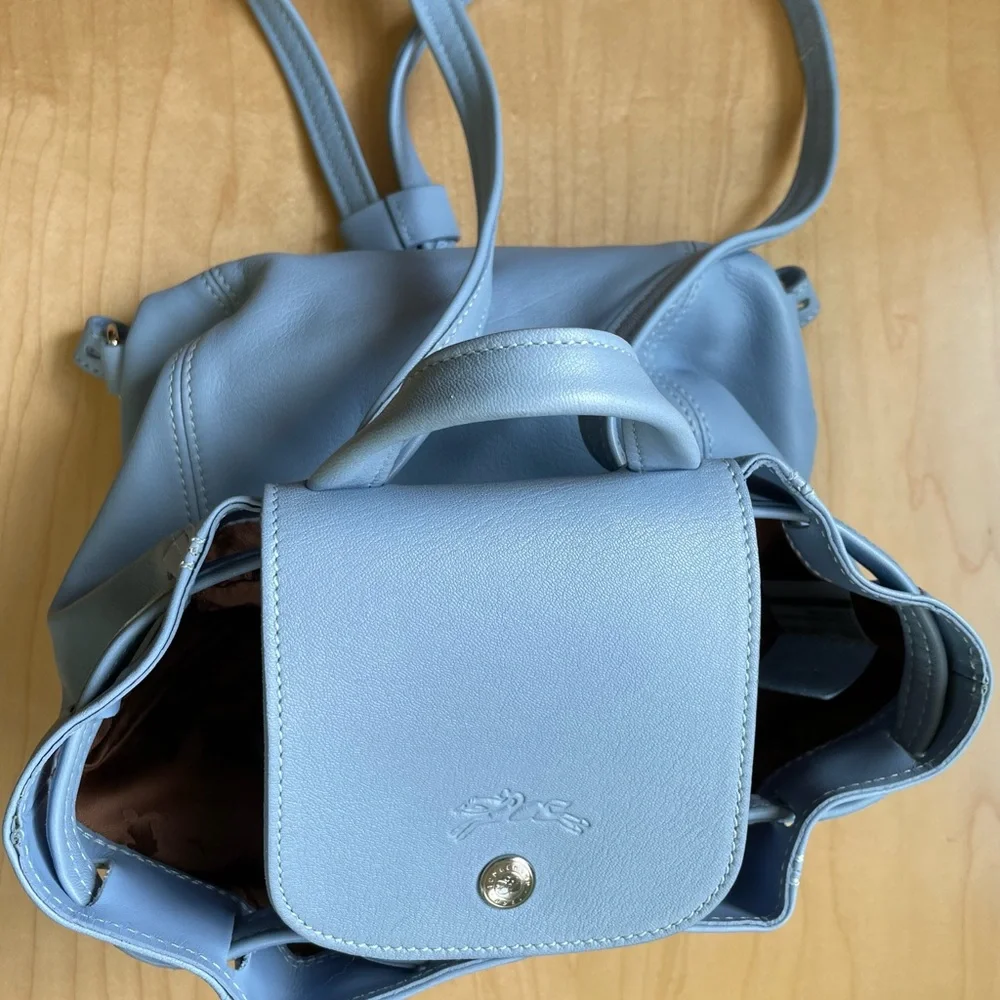 Longchamp Le Pliage Cuir Backpack - Picture 3 of 6